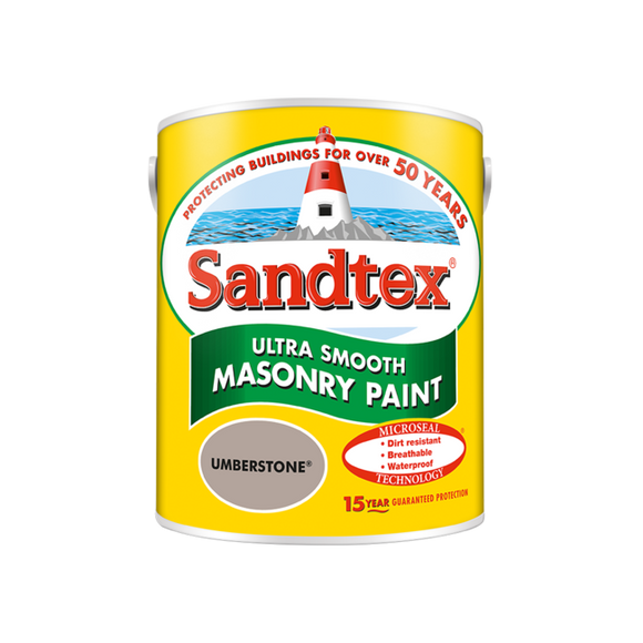 Sandtex Microseal Smooth Masonry Umberstone 5L - T.O'Higgins Homevalue - Galway