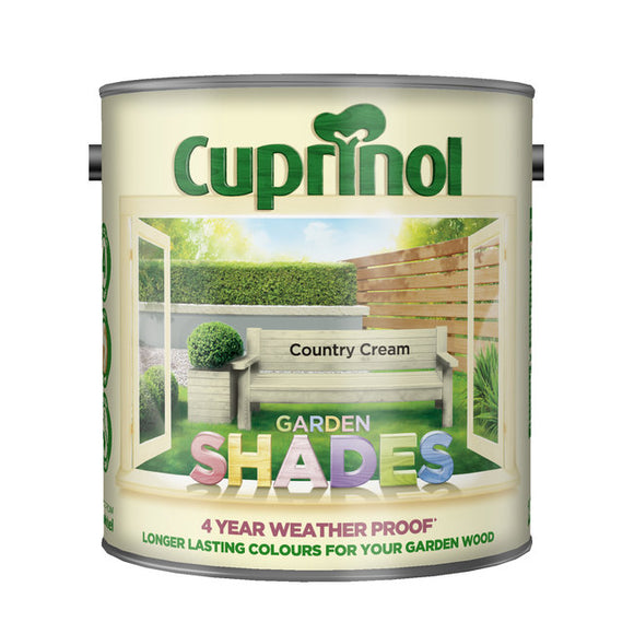 Cuprinol Garden Shades Country Cream 2.5L - T.O'Higgins Homevalue - Galway