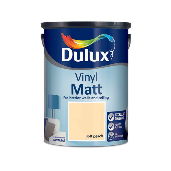 Dulux Vinyl Matt Soft Peach  5L - T.O'Higgins Homevalue - Galway