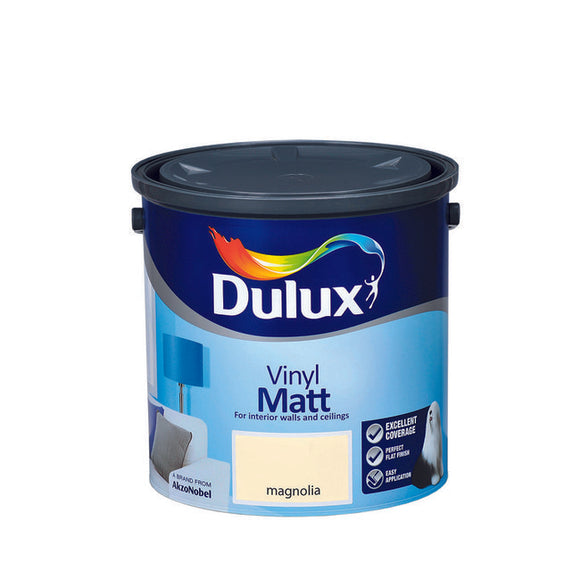 Dulux Vinyl Matt Magnolia 2.5L - T.O'Higgins Homevalue - Galway