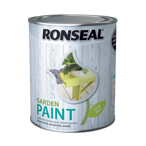 Ronseal Garden Paint 750ml Lime Zest - T.O'Higgins Homevalue - Galway