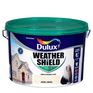 Dulux Weathershield Achill White 10L - T.O'Higgins Homevalue - Galway