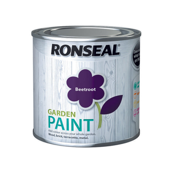 Ronseal Garden Paint 250ml Beetroot - T.O'Higgins Homevalue - Galway