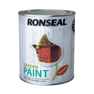Ronseal Garden Paint 750ml Terracotta - T.O'Higgins Homevalue - Galway