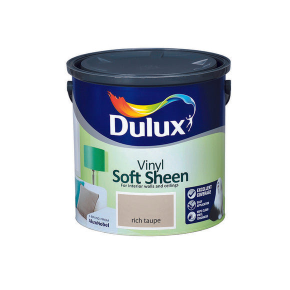 Dulux Vinyl Soft Sheen Rich Taupe  2.5L - T.O'Higgins Homevalue - Galway