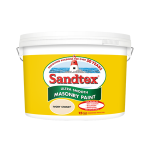 Sandtex Microseal Smooth Masonry Ivory Stone 10L - T.O'Higgins Homevalue - Galway