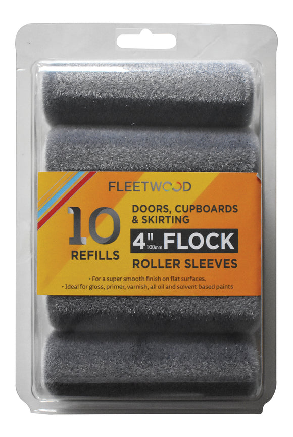 Fleetwood 10 Flock Roller Sleeves 4 inch - T.O'Higgins Homevalue - Galway