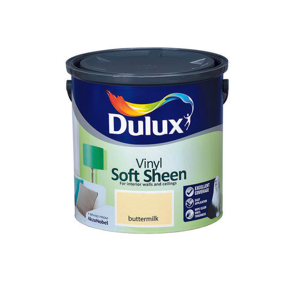 Dulux Vinyl Soft Sheen Buttermilk  2.5L - T.O'Higgins Homevalue - Galway