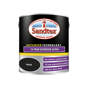 Sandtex 10 Year Satin Black 2.5L - T.O'Higgins Homevalue - Galway