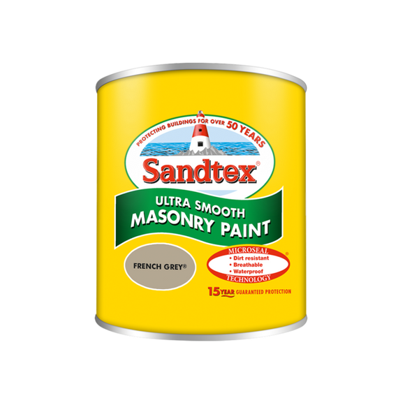 Sandtex Microseal Smooth Masonry French Grey 150ml - T.O'Higgins Homevalue - Galway