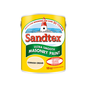 Sandtex Microseal Smooth Masonry Cornish Cream 5L - T.O'Higgins Homevalue - Galway