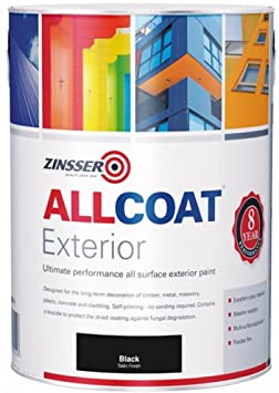 Zinsser All Coat Exterior Satin Black 5L - T.O'Higgins Homevalue - Galway