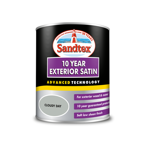 Sandtex 10 Year Satin Cloudy Day 750ml - T.O'Higgins Homevalue - Galway