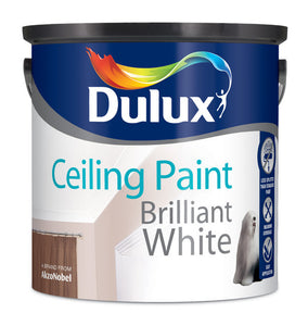 Dulux Ceiling Paint Pure Brilliant White  2.5L - T.O'Higgins Homevalue - Galway