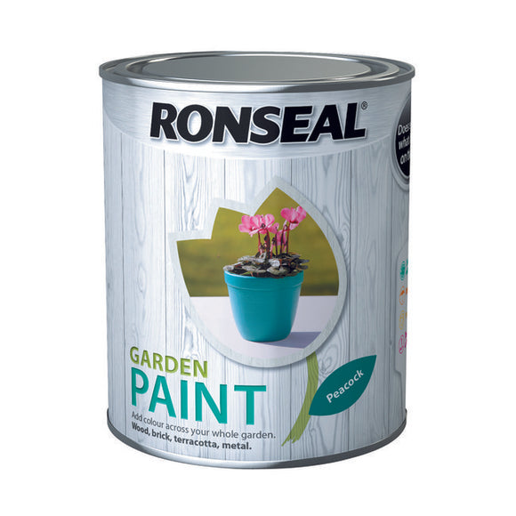 Ronseal Garden Paint 750ml Peacock - T.O'Higgins Homevalue - Galway