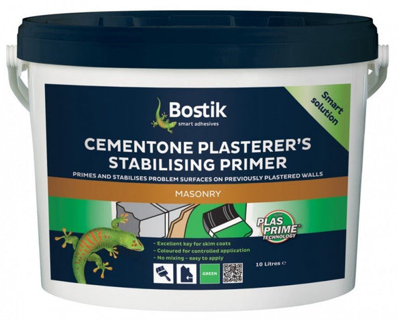 Bostik Cementone Plasterers Stabilising Primer 10L - T.O'Higgins Homevalue - Galway