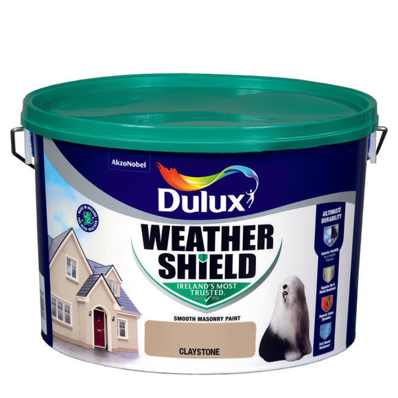Dulux Weathershield Claystone 10L - T.O'Higgins Homevalue - Galway