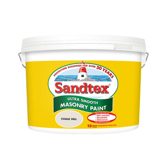 Sandtex Microseal Smooth Masonry Chalk Hill 10L - T.O'Higgins Homevalue - Galway