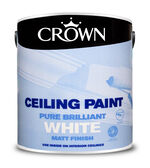 Crown Ceiling Paint Brilliant White 2.5L - T.O'Higgins Homevalue - Galway