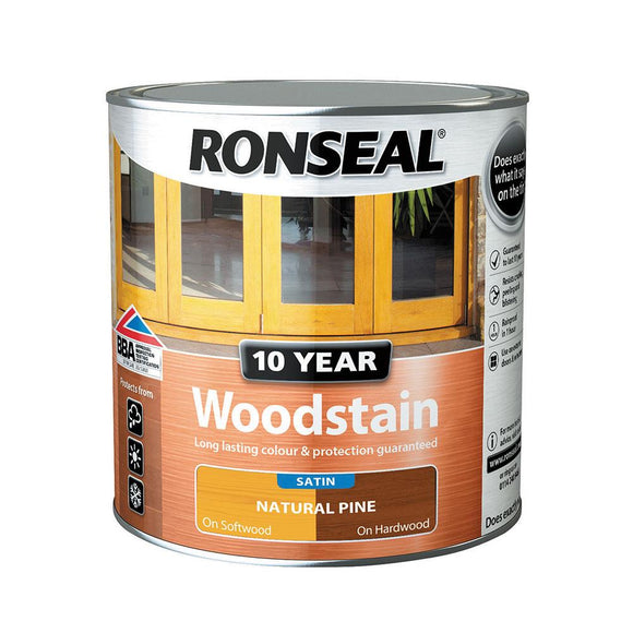 Ronseal Woodstain Natural Pine Satin 250ml - T.O'Higgins Homevalue - Galway