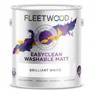 Fleetwood Easyclean Washable Matt Brilliant White 5L - T.O'Higgins Homevalue - Galway