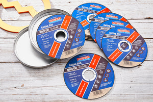 Faithfull Multi-Purpose Cutting Discs 115 x 1.0 x 22.23mm (Pack 10) - T.O'Higgins Homevalue - Galway