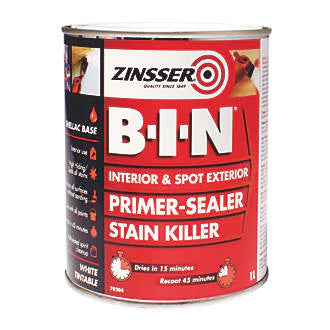 Zinsser BIN Primer-Sealer 1L - T.O'Higgins Homevalue - Galway