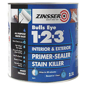 Zinsser Bullseye 123 Primer-Sealer 2.5L - T.O'Higgins Homevalue - Galway