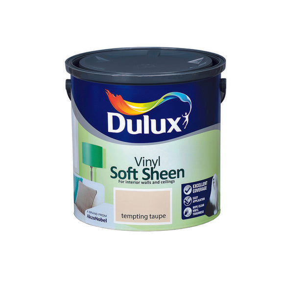 Dulux Vinyl Soft Sheen Tempting Taupe  2.5L - T.O'Higgins Homevalue - Galway