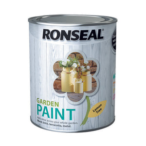 Ronseal Garden Paint 750ml Lemon Tree - T.O'Higgins Homevalue - Galway