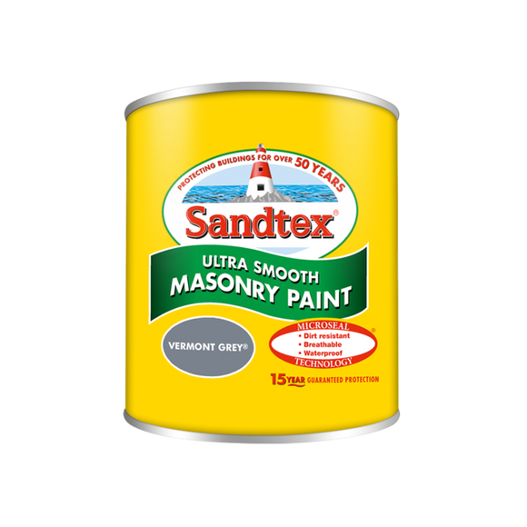 Sandtex Microseal Smooth Masonry Vermont Grey 150ml - T.O'Higgins Homevalue - Galway