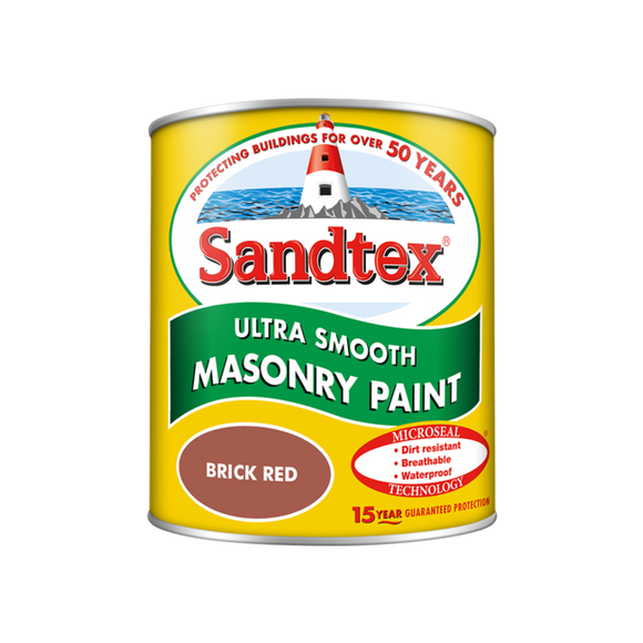 Sandtex Microseal Smooth Masonry Brick Red 1L - T.O'Higgins Homevalue - Galway