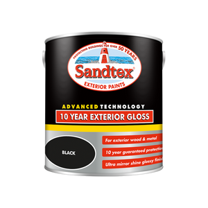 Sandtex 10 Year Gloss Black 2.5L - T.O'Higgins Homevalue - Galway