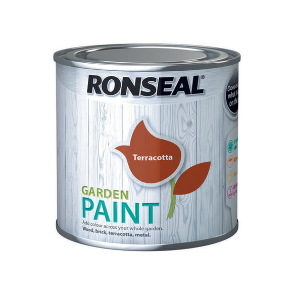 Ronseal Garden Paint 250ml Terracotta - T.O'Higgins Homevalue - Galway