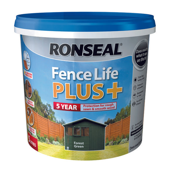 Fence Life Plus 5L Forest Green - T.O'Higgins Homevalue - Galway