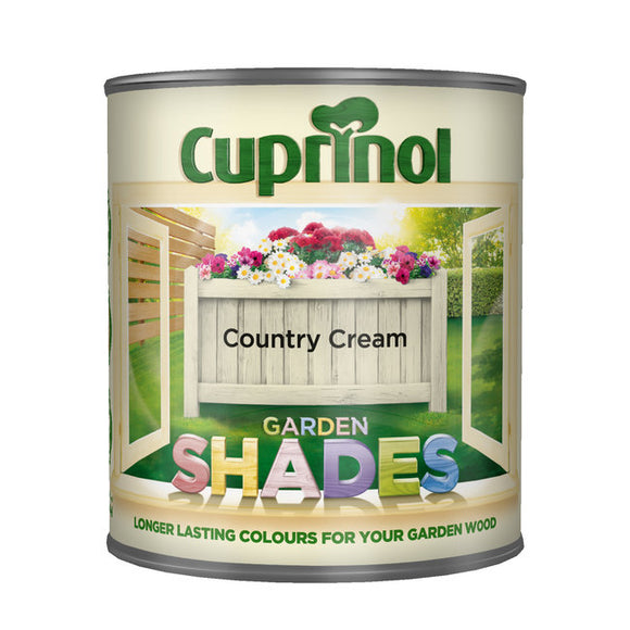 Cuprinol Garden Shades Country Cream 1L - T.O'Higgins Homevalue - Galway