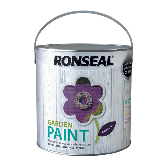 Ronseal Garden Paint 2.5L Beetroot - T.O'Higgins Homevalue - Galway