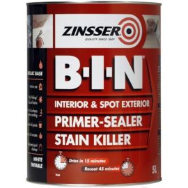 Zinsser Bin Primer-Sealer 5L - T.O'Higgins Homevalue - Galway