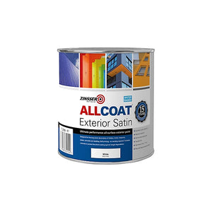 Zinsser All Coat Exterior Satin White 1L - T.O'Higgins Homevalue - Galway